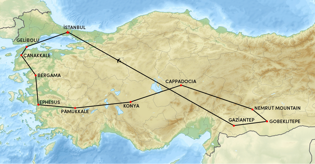 Treasures of The Ancient Turkey – 14 Days Tour
