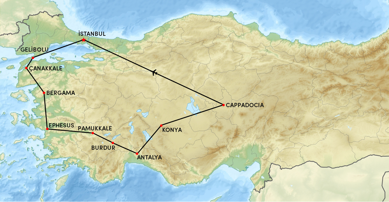 Western Turkey Tour – 12 Days Tour